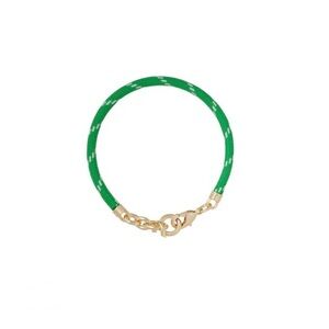 Roxanne Assoulin The Happy Cord Charm Bracelet Green Without Charm firm price